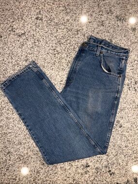 Wrangler Men's Straight-Leg Denim Jeans in Blue